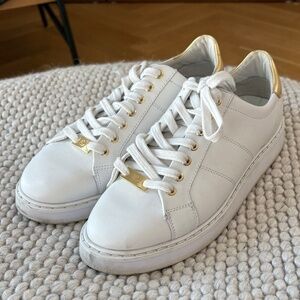 Ralph Lauren Angeline Leather Low Top Sneaker Size 9